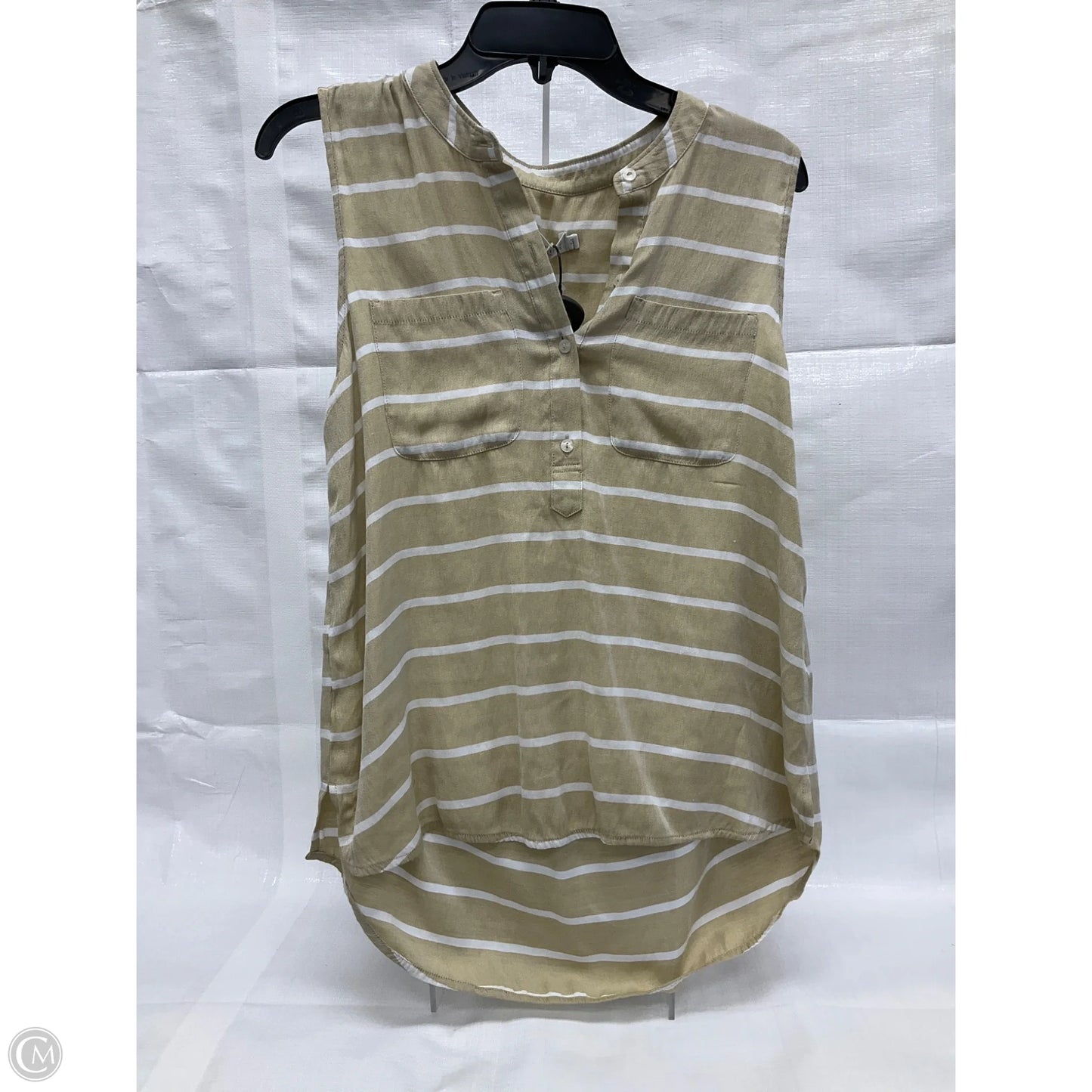 Top Sleeveless By Carve Designs In Tan, Size: Xs