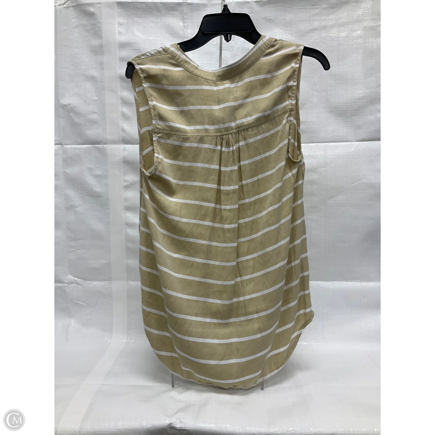 Top Sleeveless By Carve Designs In Tan, Size: Xs
