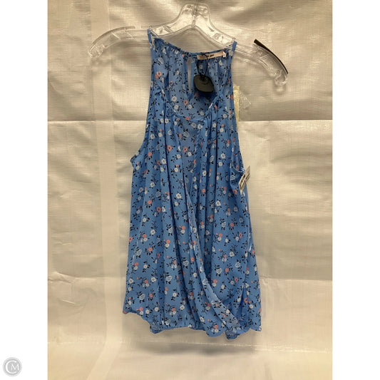 Top Sleeveless By Mi Ami In Blue, Size: M