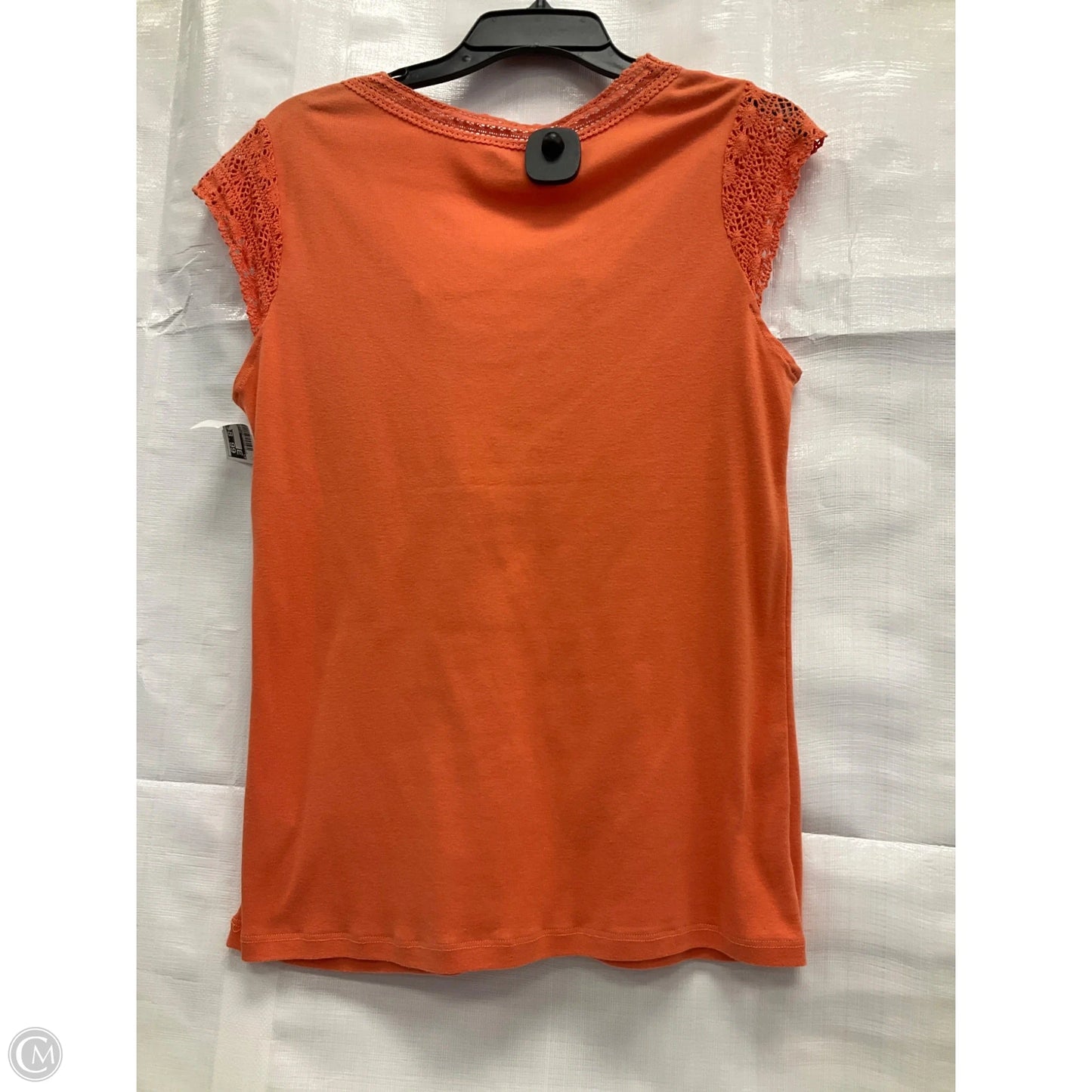 Top Sleeveless By Clothes Mentor In Orange, Size: L