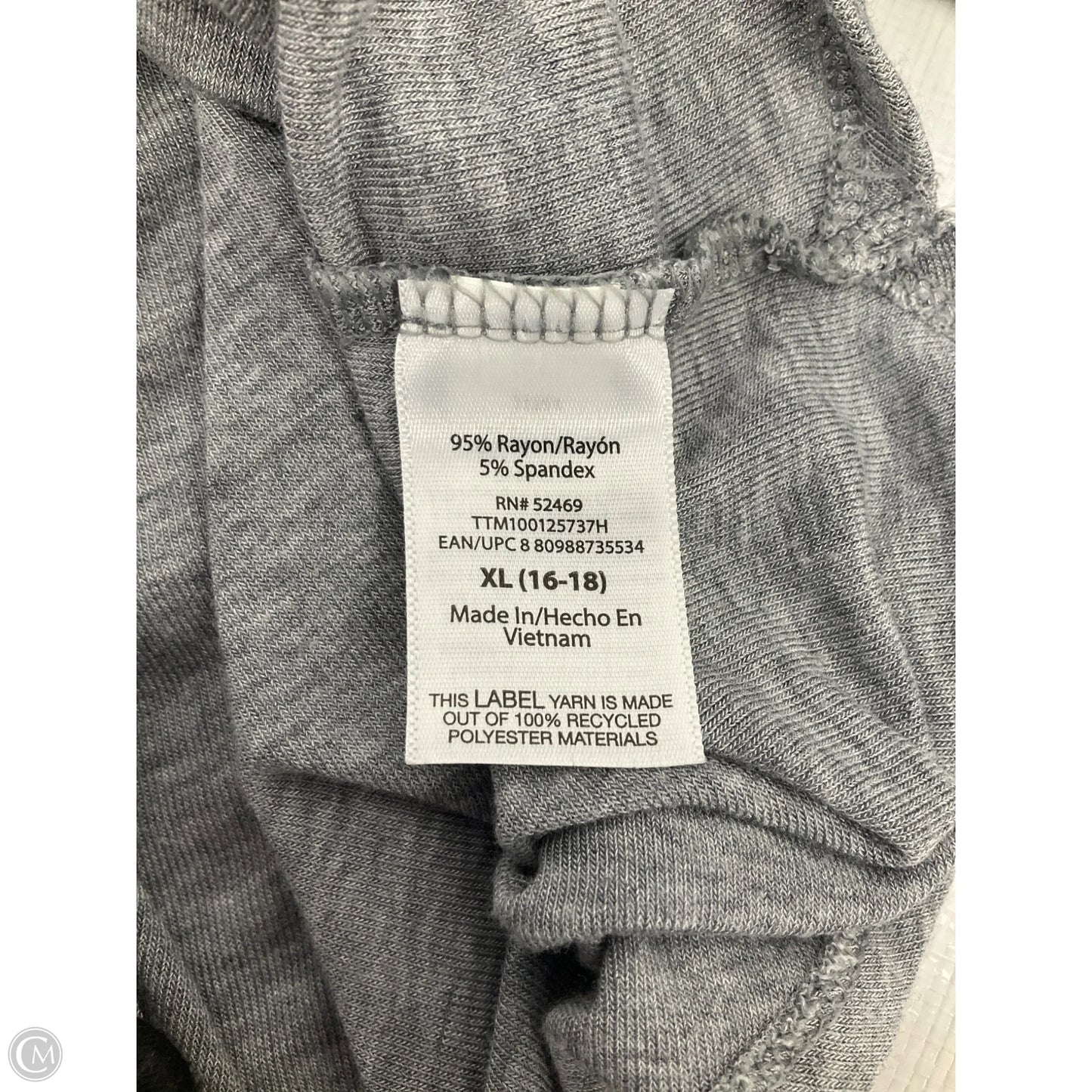 Maternity Top Long Sleeve By Time And Tru, Size: Xl