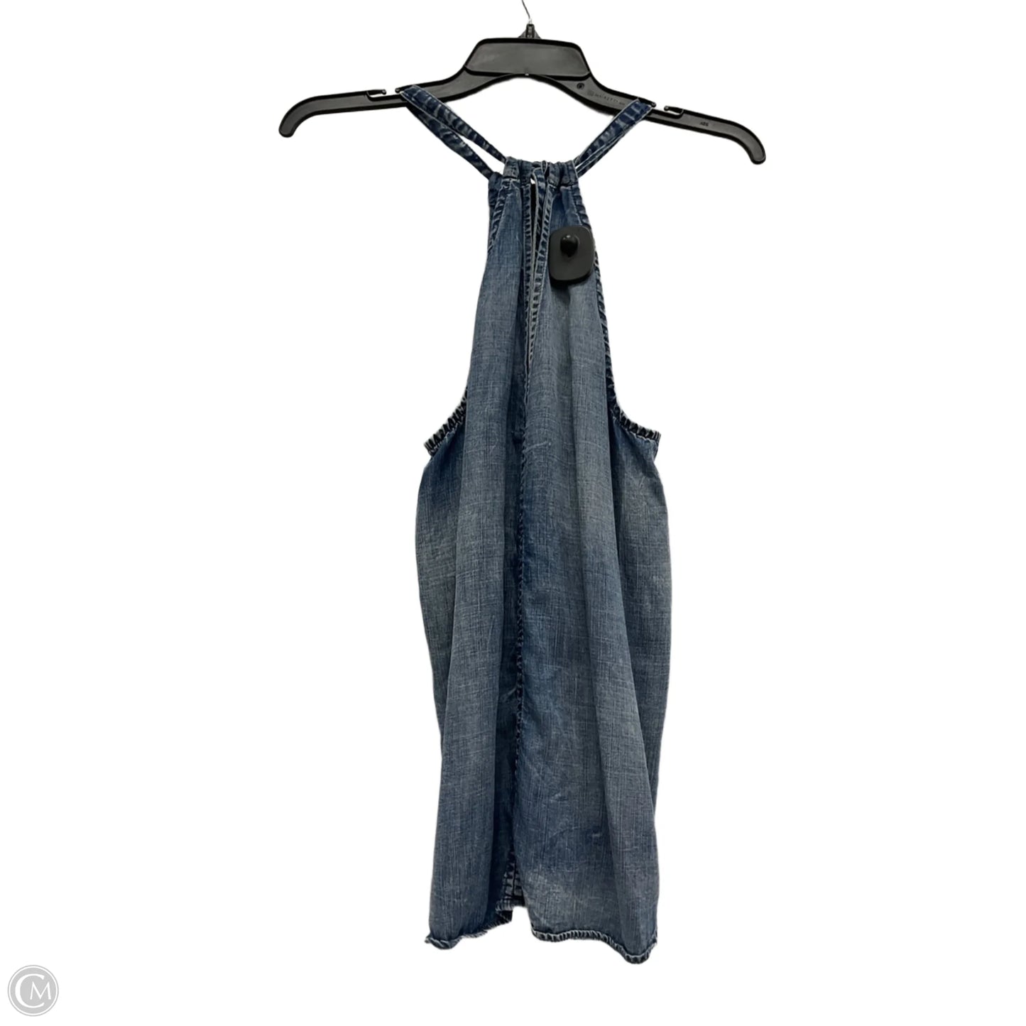 Top Sleeveless By Cloth & Stone In Blue Red & White, Size: S