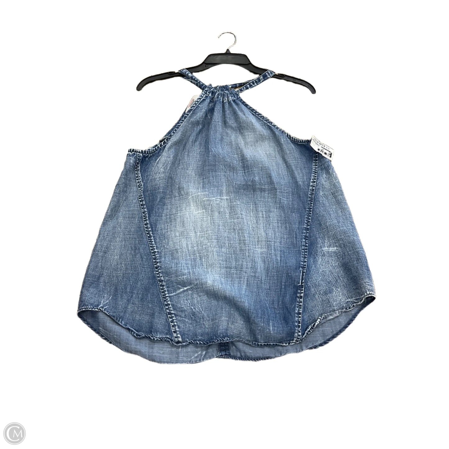 Top Sleeveless By Cloth & Stone In Blue Red & White, Size: S