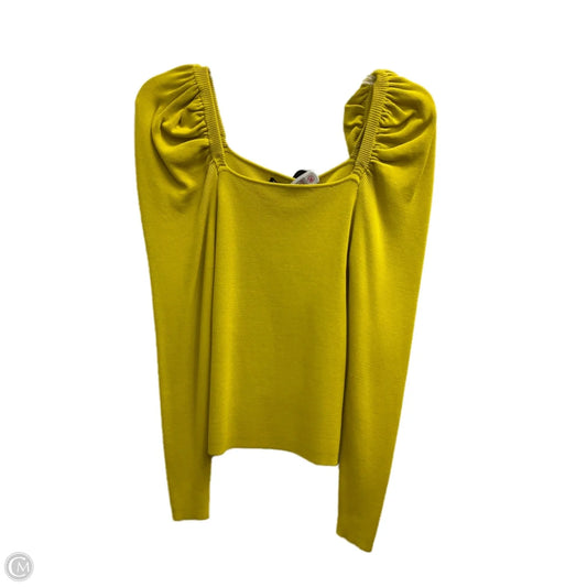 Top Long Sleeve By New York And Co In Green, Size: S