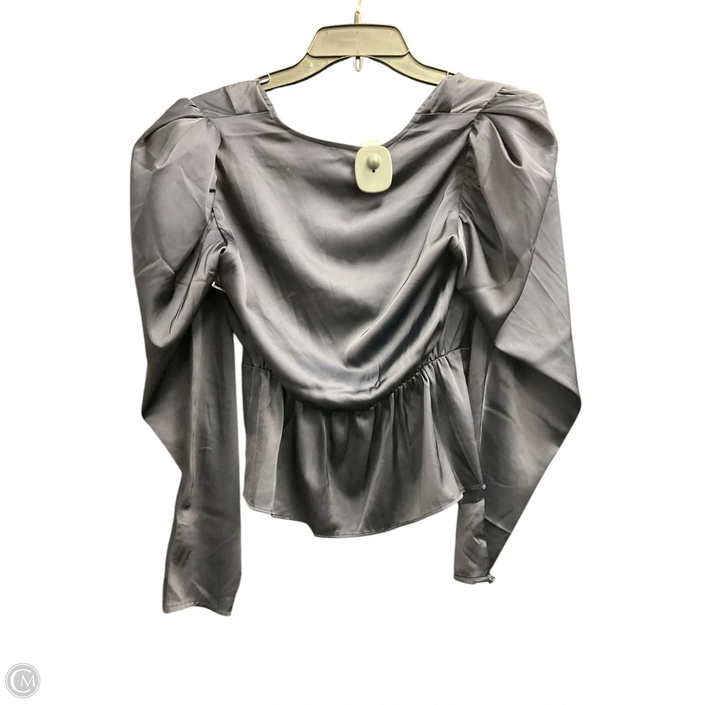 Top Long Sleeve By Express In Navy, Size: Xs