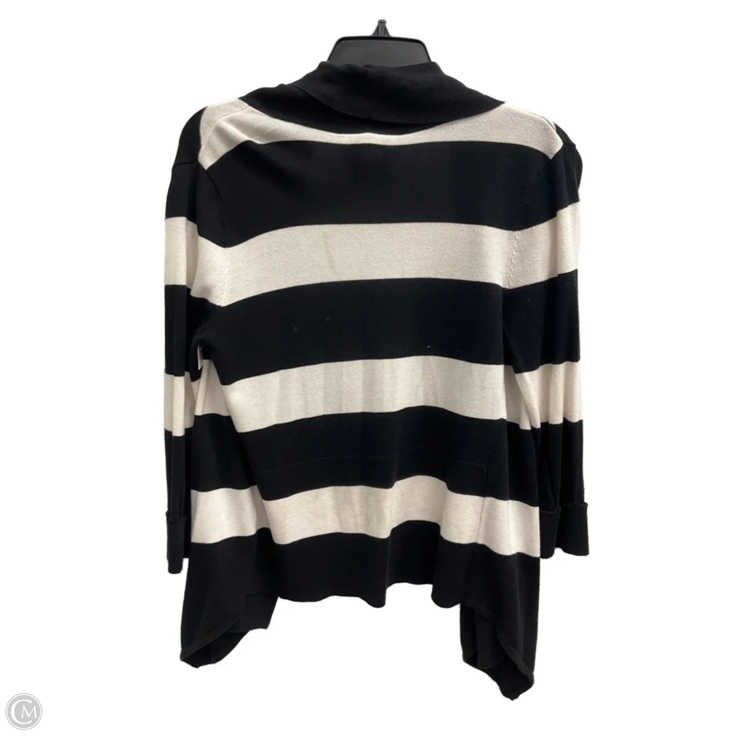 Sweater Cardigan By White House Black Market In Black & White, Size: S