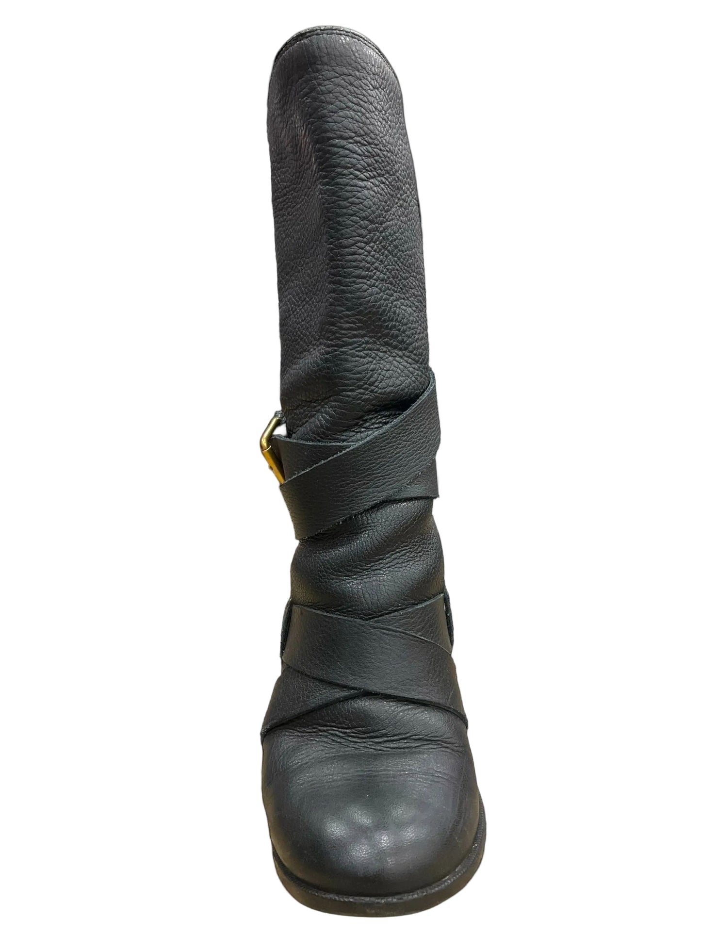 Boots Luxury Designer By Chloe In Black, Size: 7.5