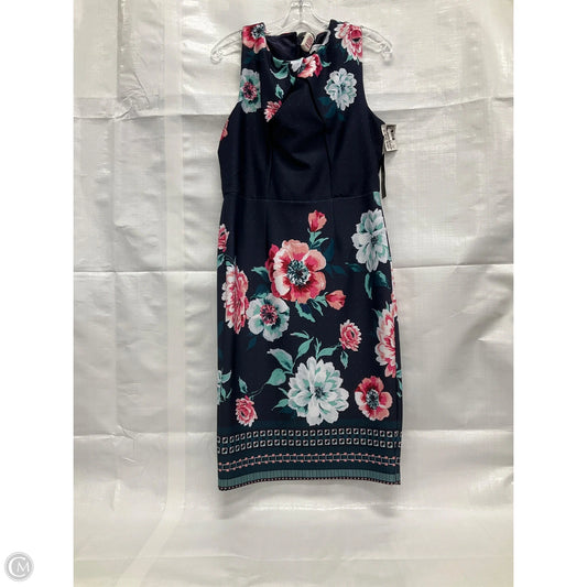 Dress Casual Midi By New York And Co In Floral Print, Size: M