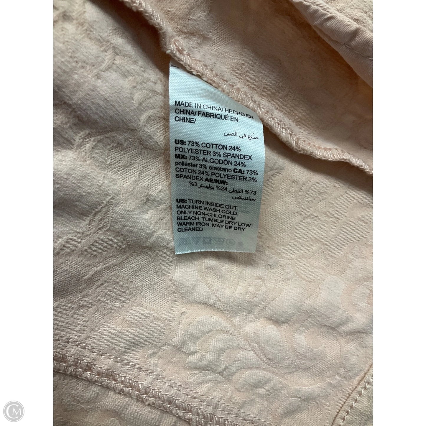 Jacket Other By Chicos In Pink, Size: Petite Xs