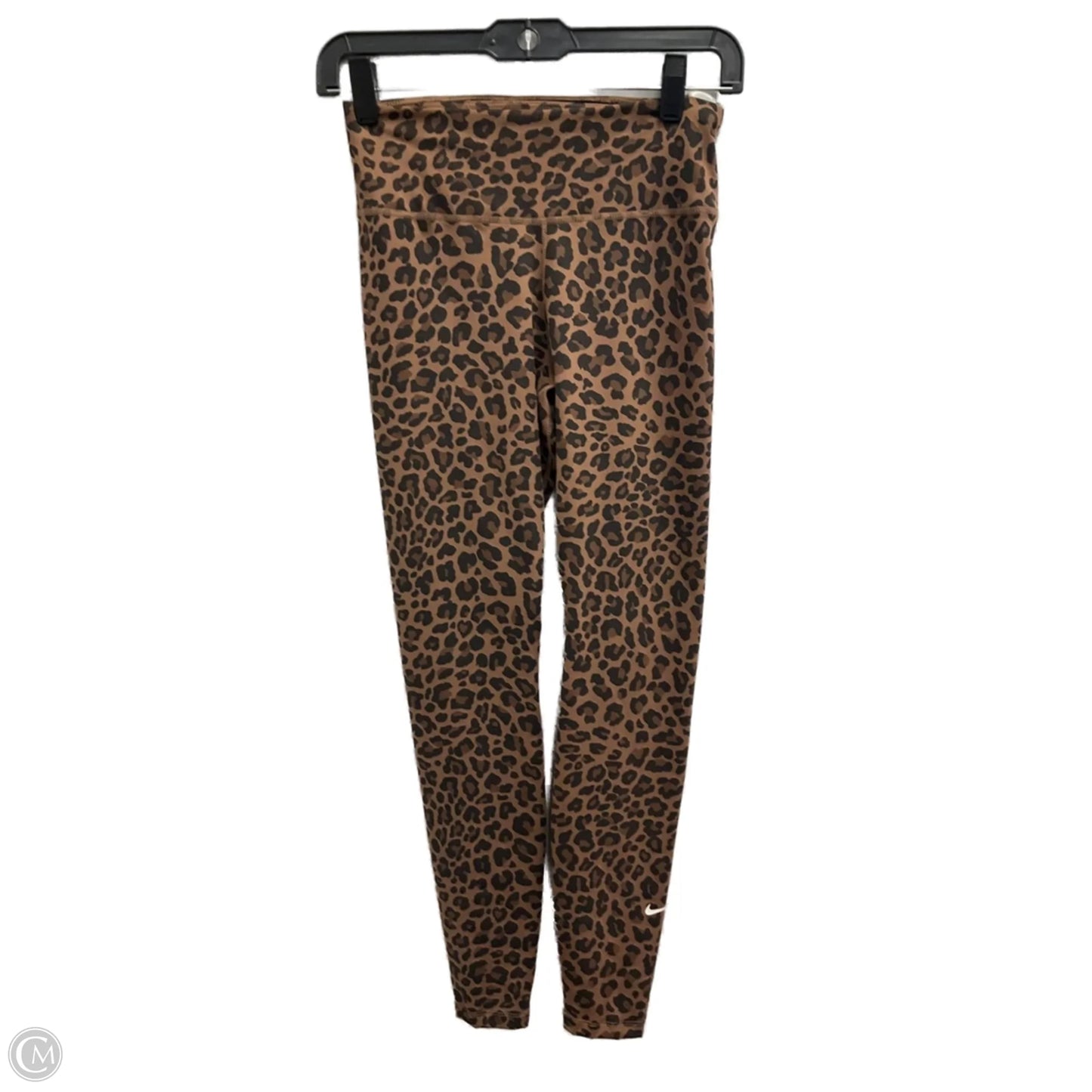 Athletic Leggings By Nike Apparel In Animal Print, Size: Xs