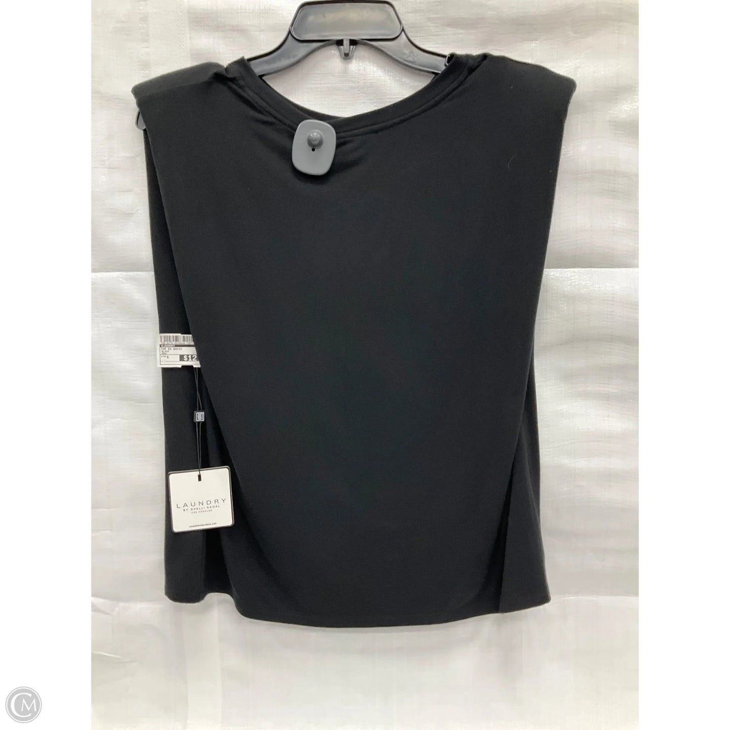 Top Short Sleeve Basic By Laundry In Black, Size: S