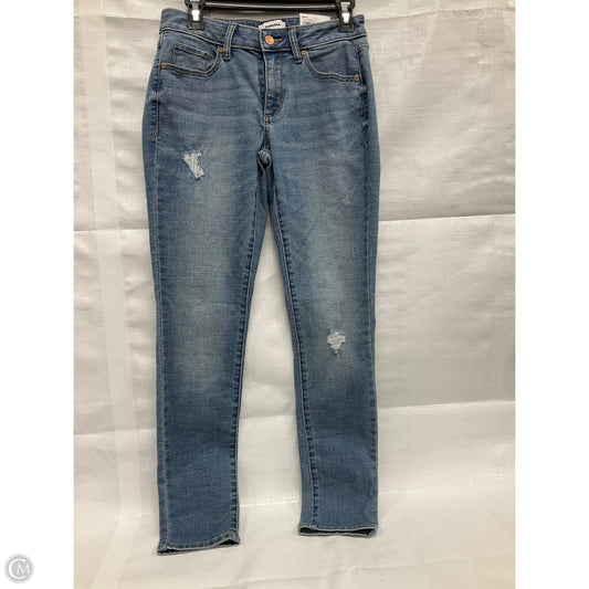 Jeans Skinny By Sonoma In Blue Denim, Size: 4