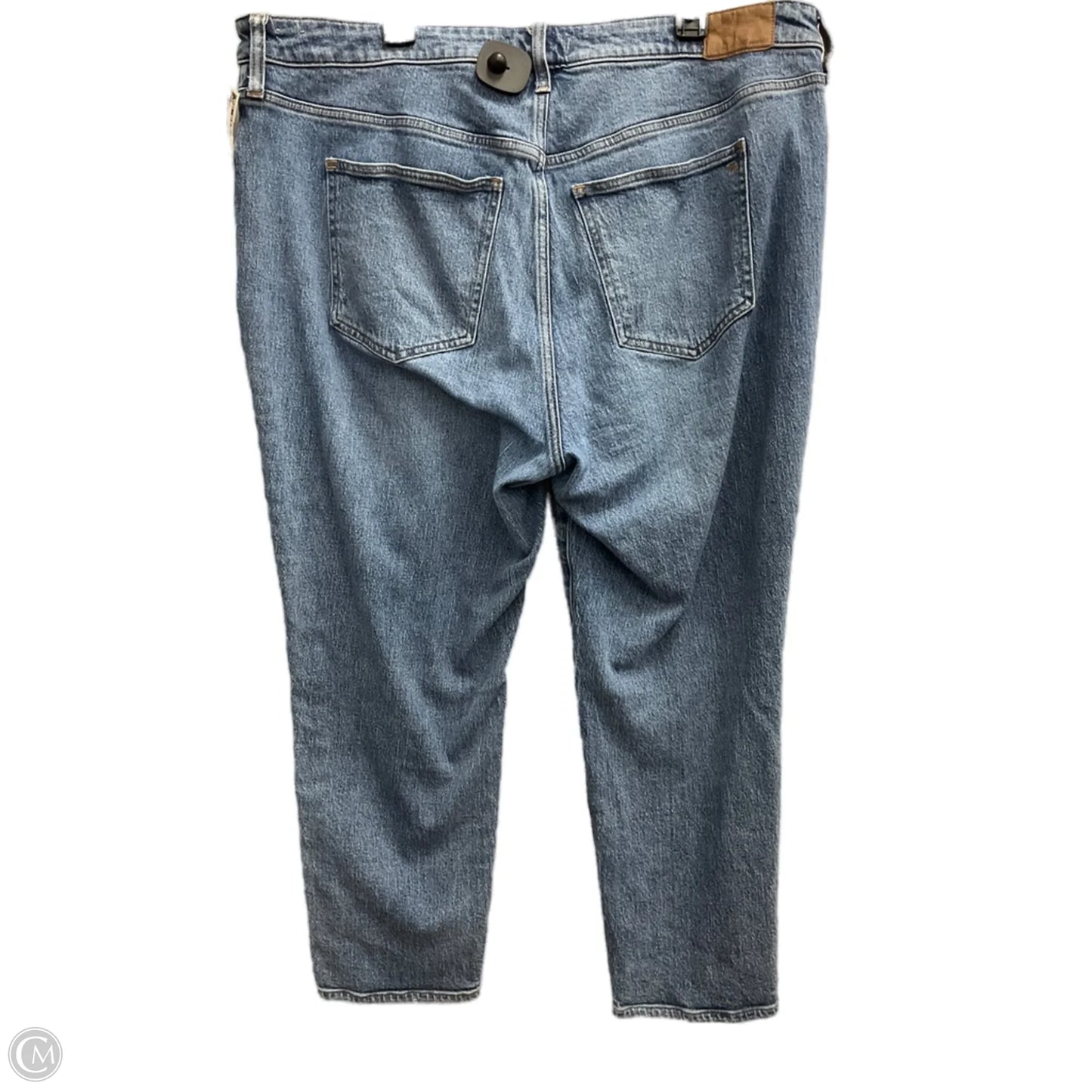 Jeans Straight By Madewell In Blue Denim, Size: 18