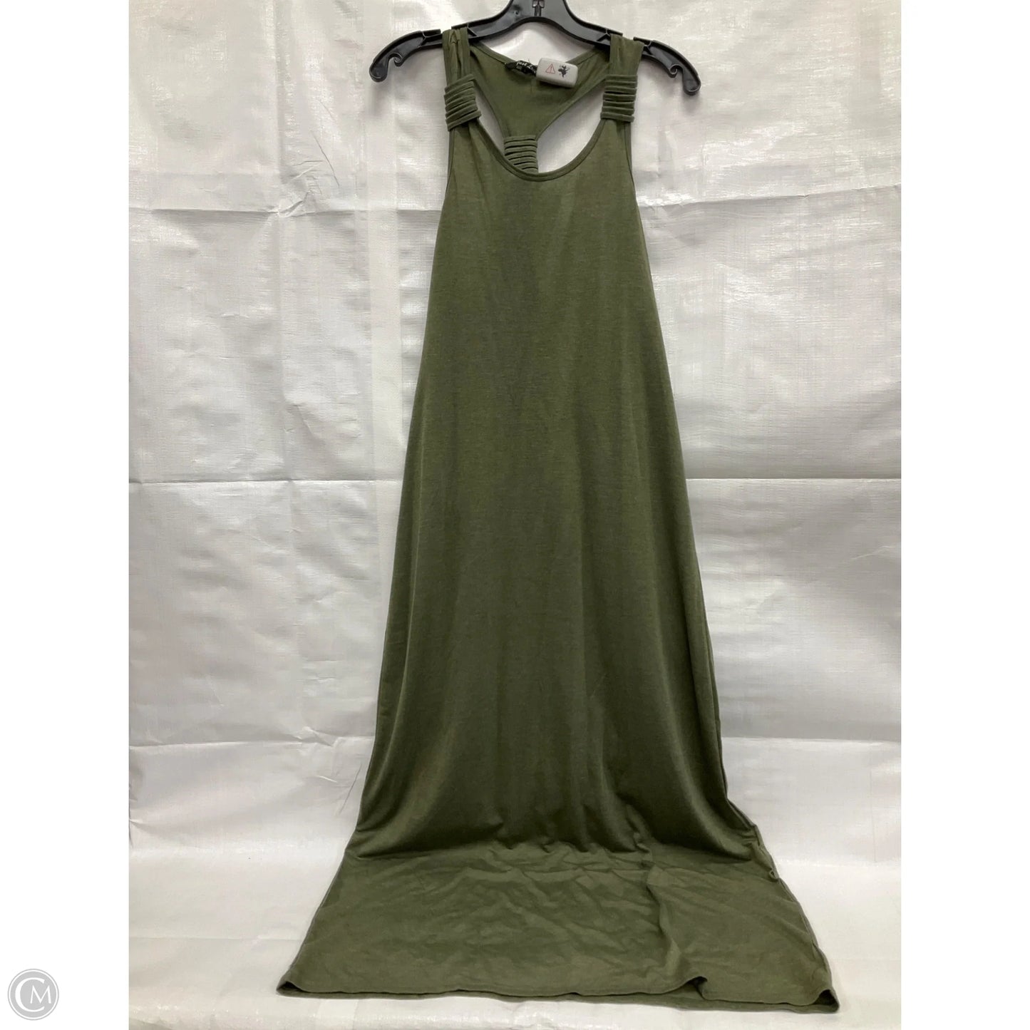 Dress Casual Maxi By Cmf In Green, Size: L