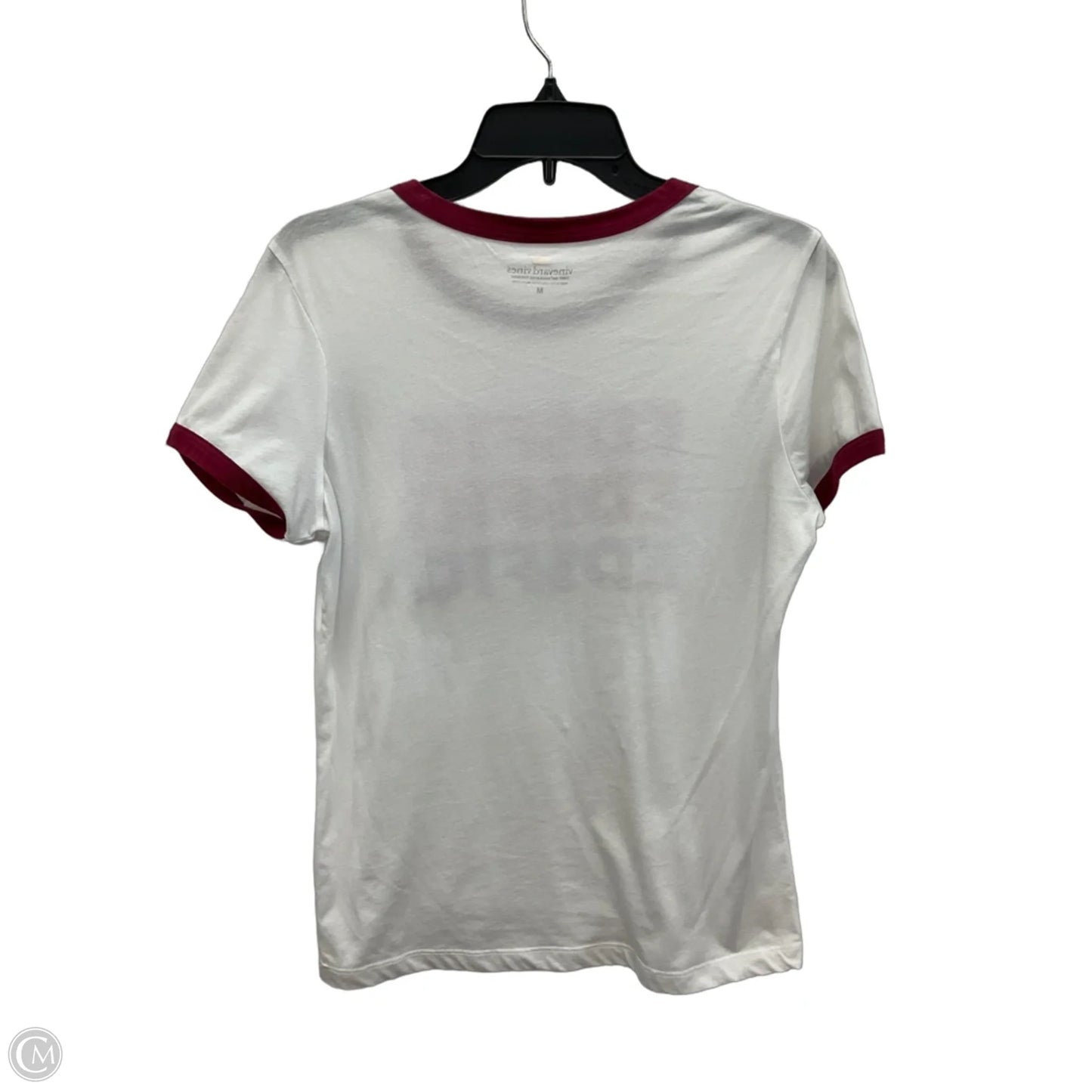 Top Short Sleeve Basic By Vineyard Vines In White, Size: M