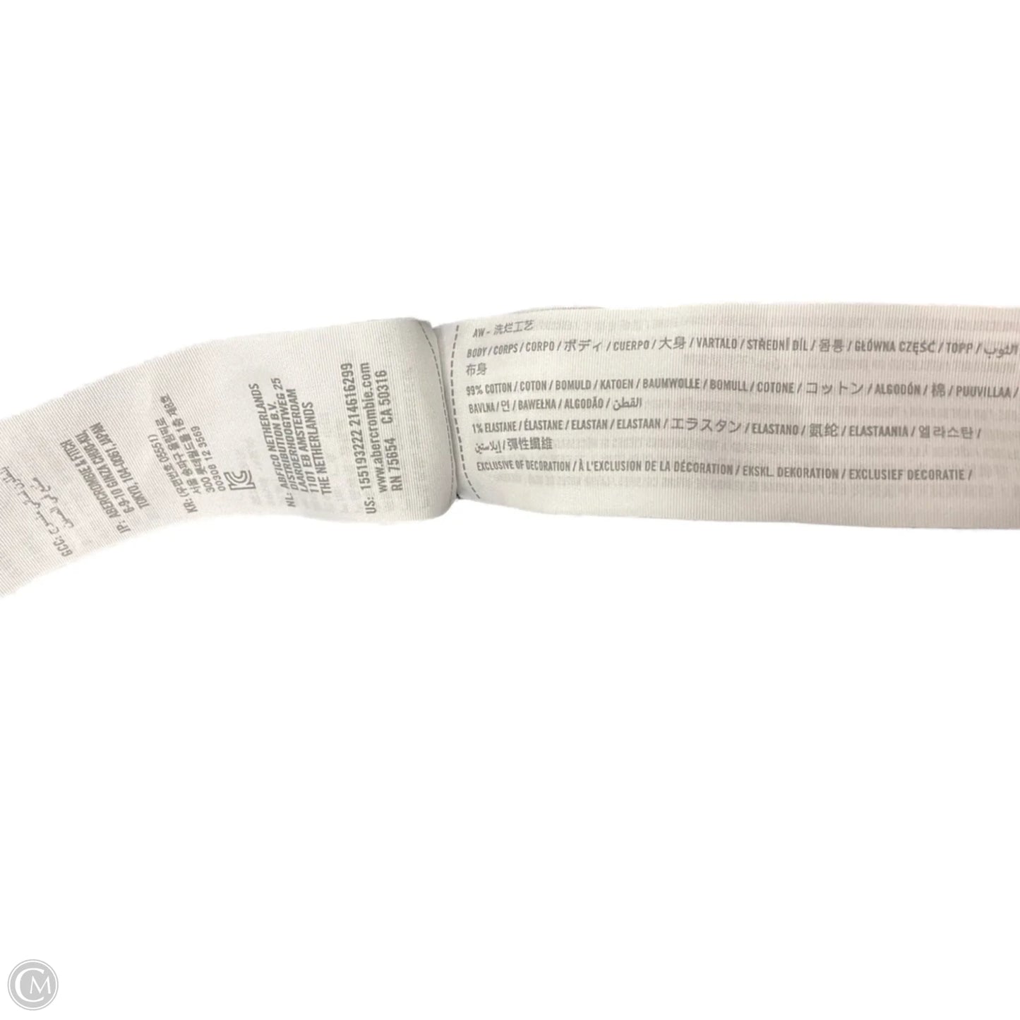 Jeans Straight By Abercrombie And Fitch In Black Denim, Size: 16