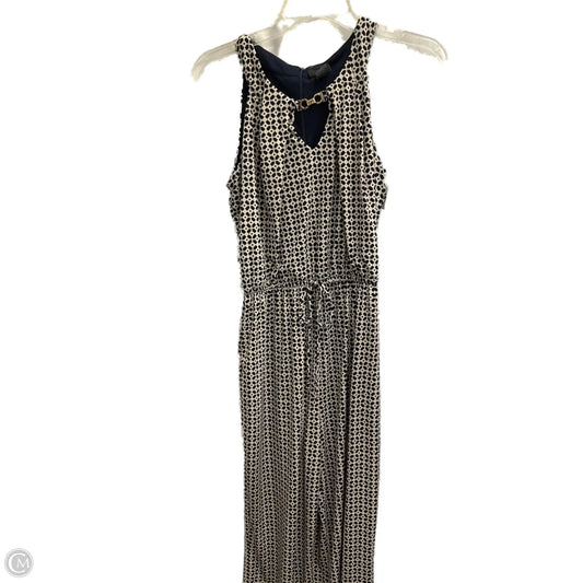 Jumpsuit By En Focus In Blue & Cream, Size: S