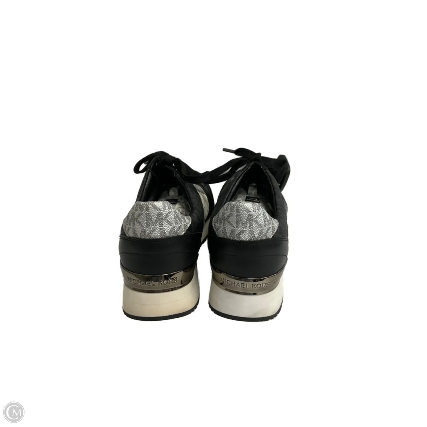 Shoes Sneakers By Michael By Michael Kors In Black & White, Size: 8