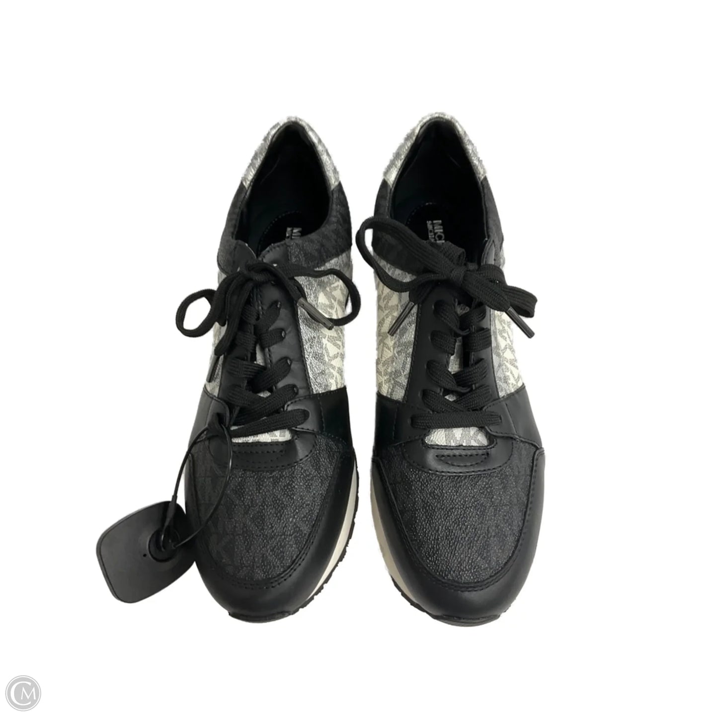 Shoes Sneakers By Michael By Michael Kors In Black & White, Size: 8