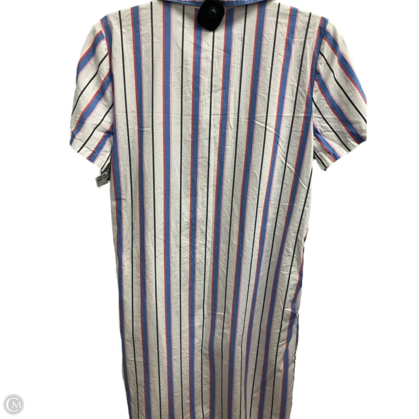 Dress Casual Midi By J. Crew In Striped Pattern, Size: M