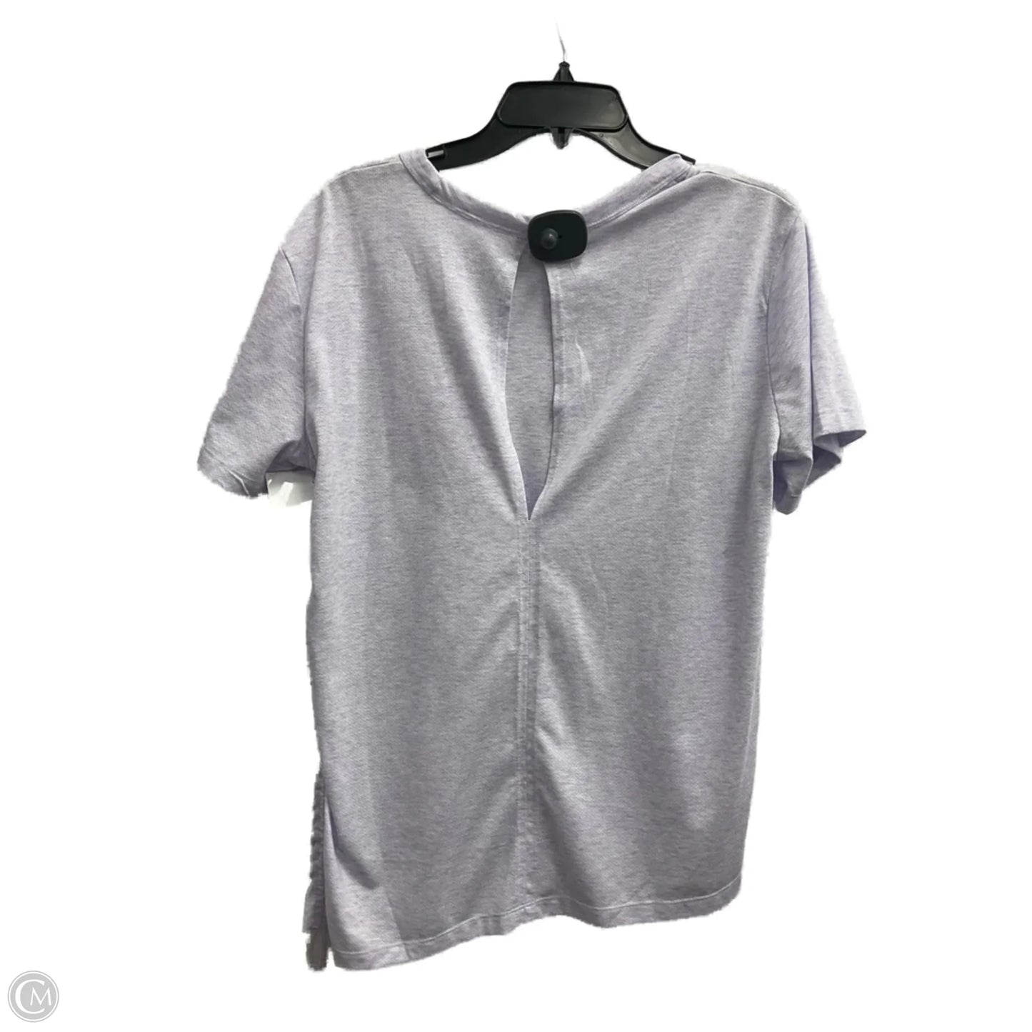Athletic Top Short Sleeve By Nike Apparel In Purple, Size: L