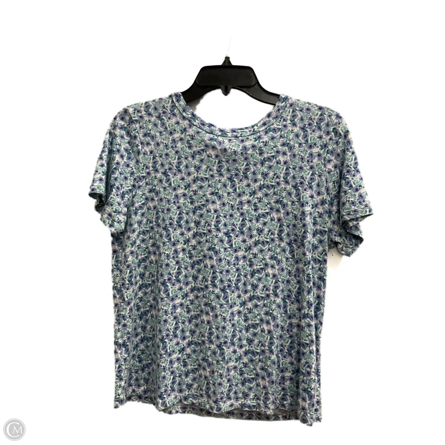 Top Short Sleeve Basic By Old Navy In Floral Print, Size: S