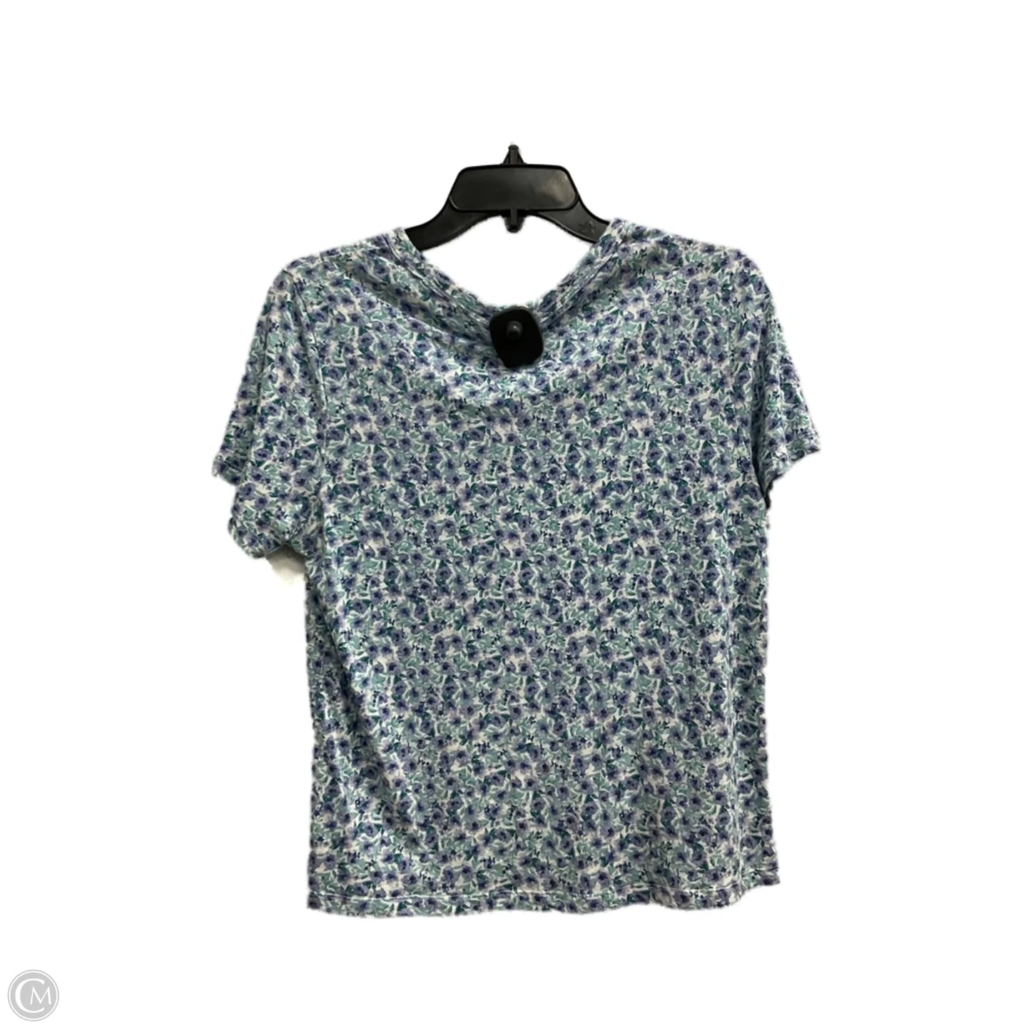 Top Short Sleeve Basic By Old Navy In Floral Print, Size: S