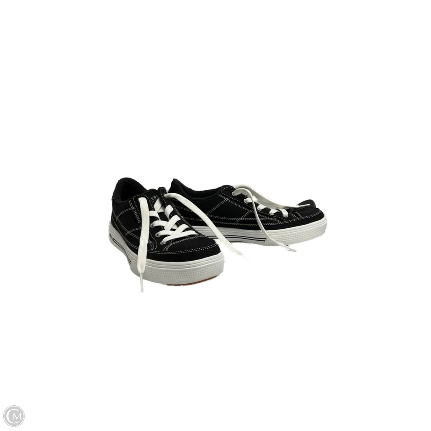 Shoes Sneakers By Skechers In Black & White, Size: 7