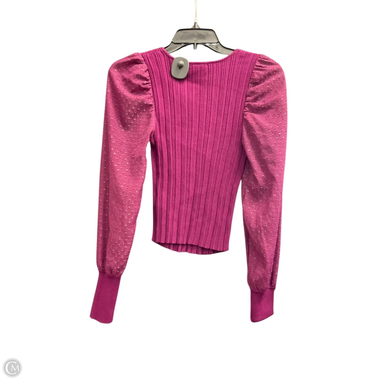 Top Long Sleeve By Anthropologie In Purple, Size: Xxs