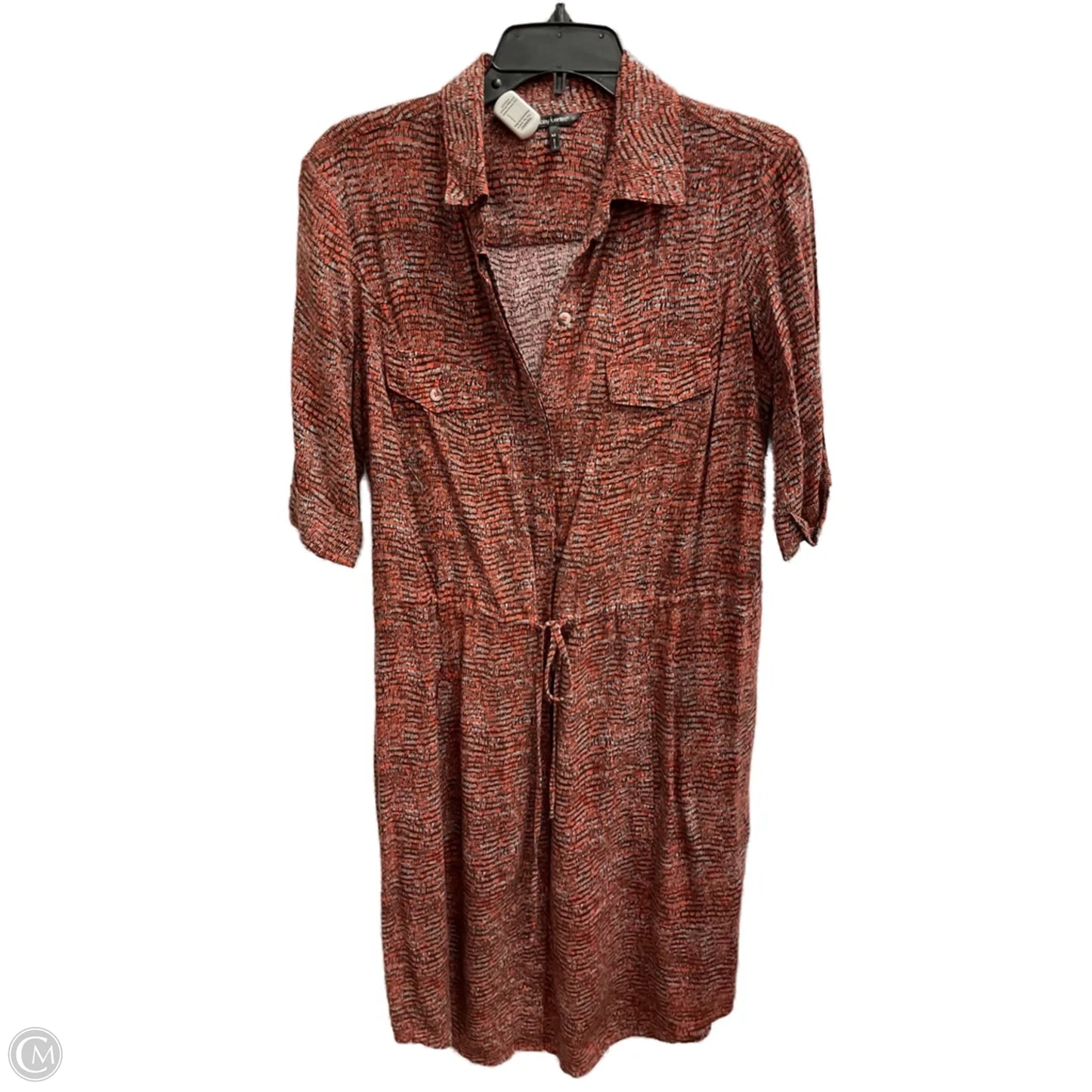 Dress Casual Short By Daisy Fuentes In Orange, Size: M
