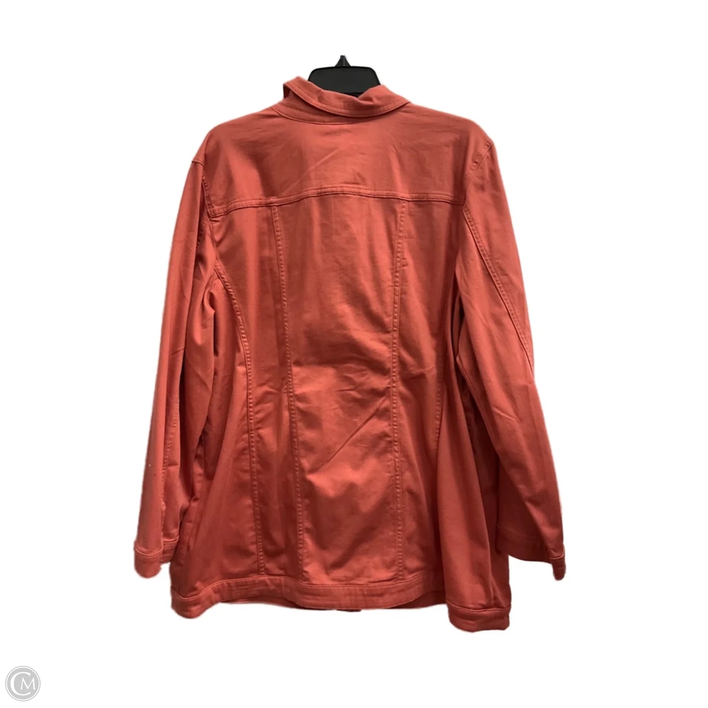Jacket Other By Chicos In Coral, Size: Xxl