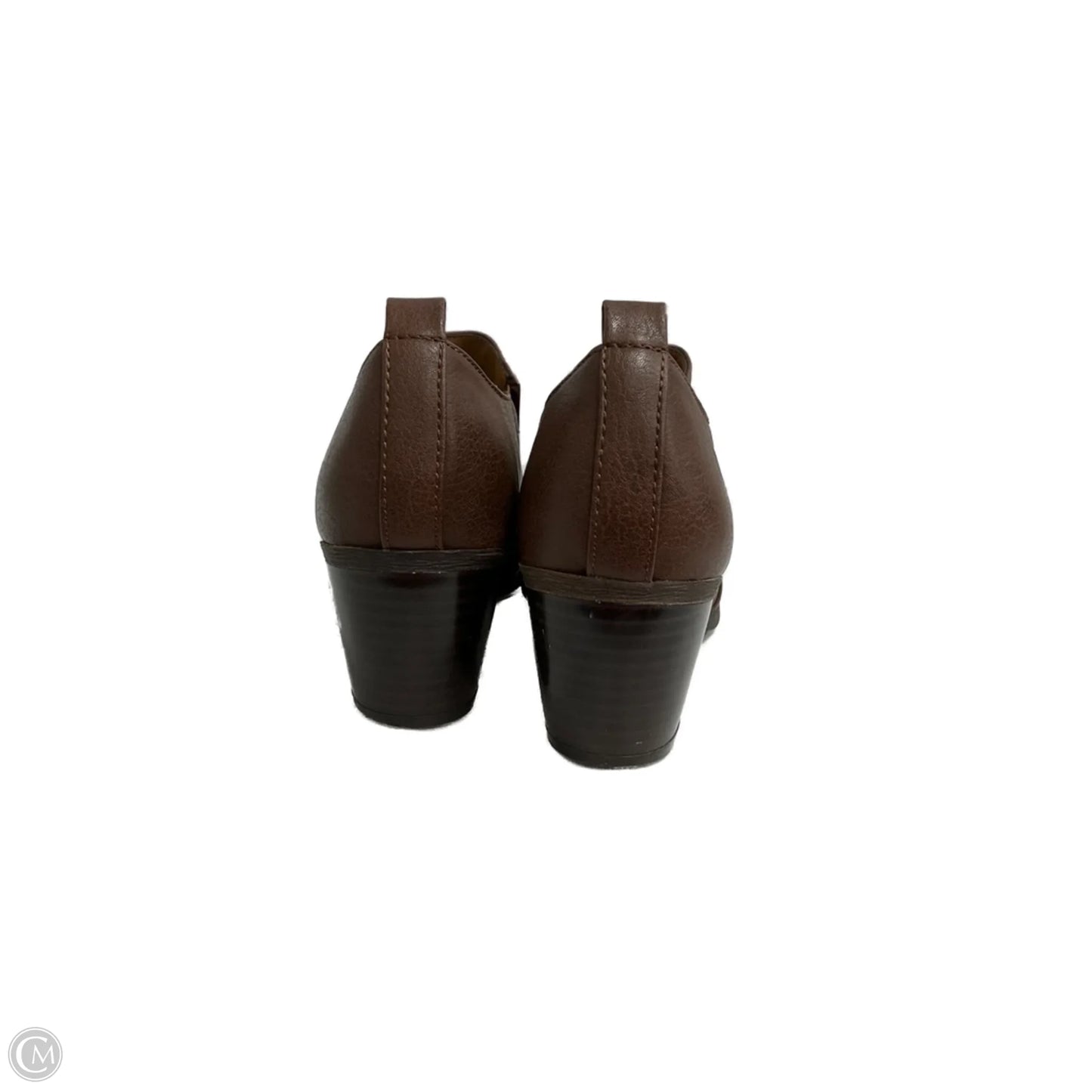 Shoes Heels Block By Sofft In Brown, Size: 7.5