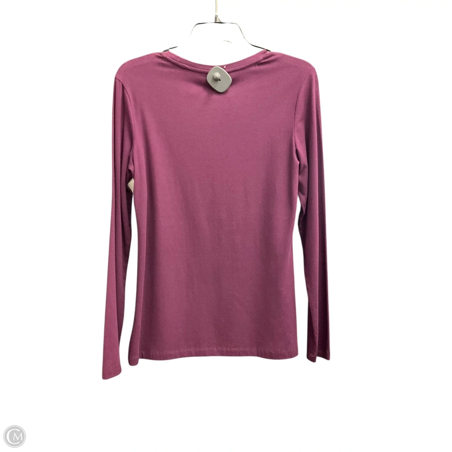 Top Long Sleeve Basic By Apt 9 In Maroon, Size: M