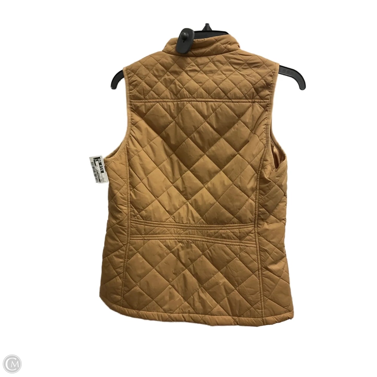 Vest Puffer & Quilted By Clothes Mentor In Tan, Size: S