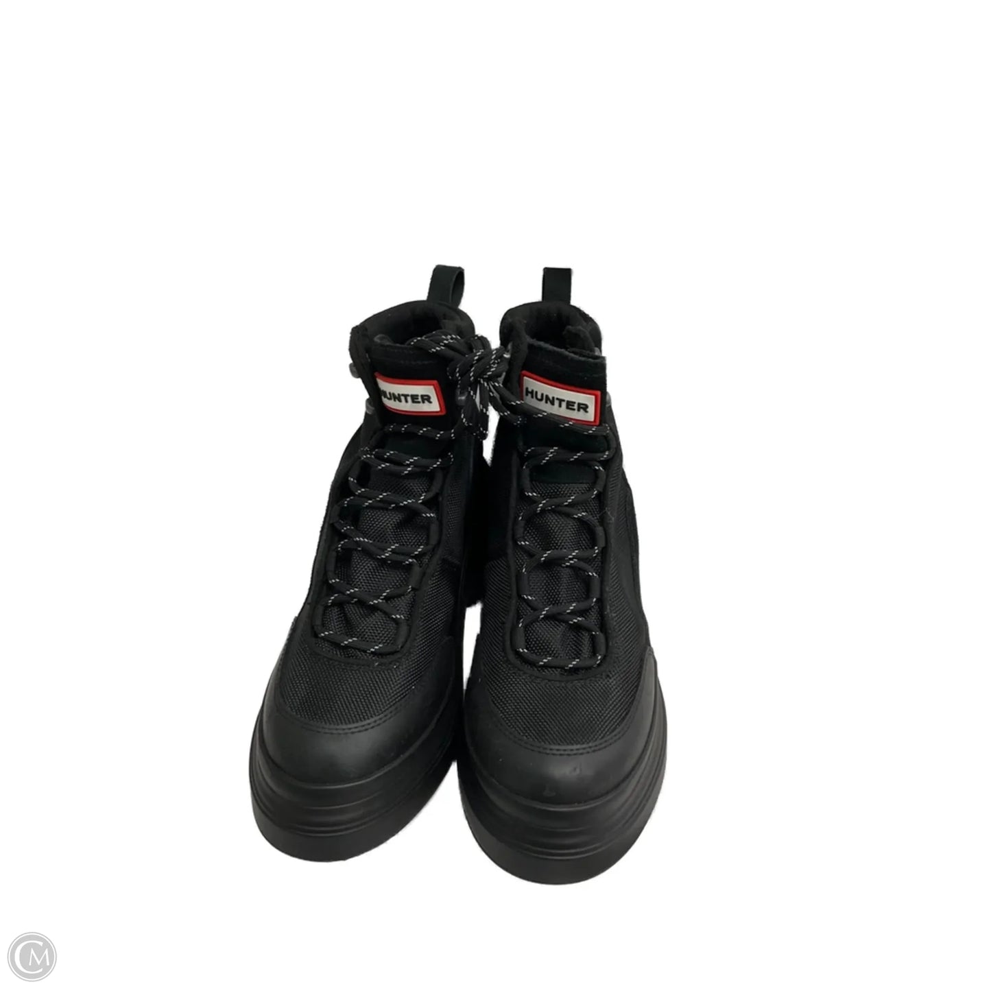 Boots Ankle Heels By Hunter In Black, Size: 8