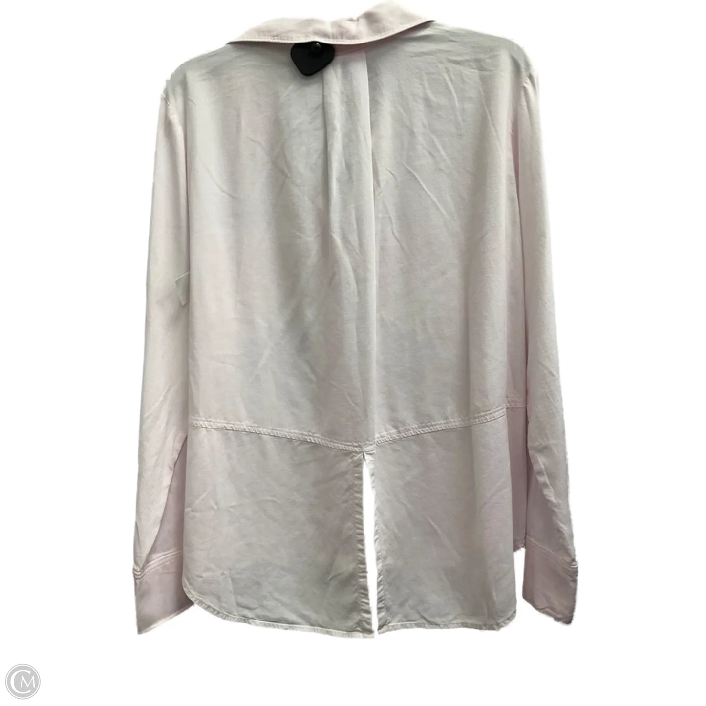 Blouse Long Sleeve By Bella Dahl In Pink, Size: L