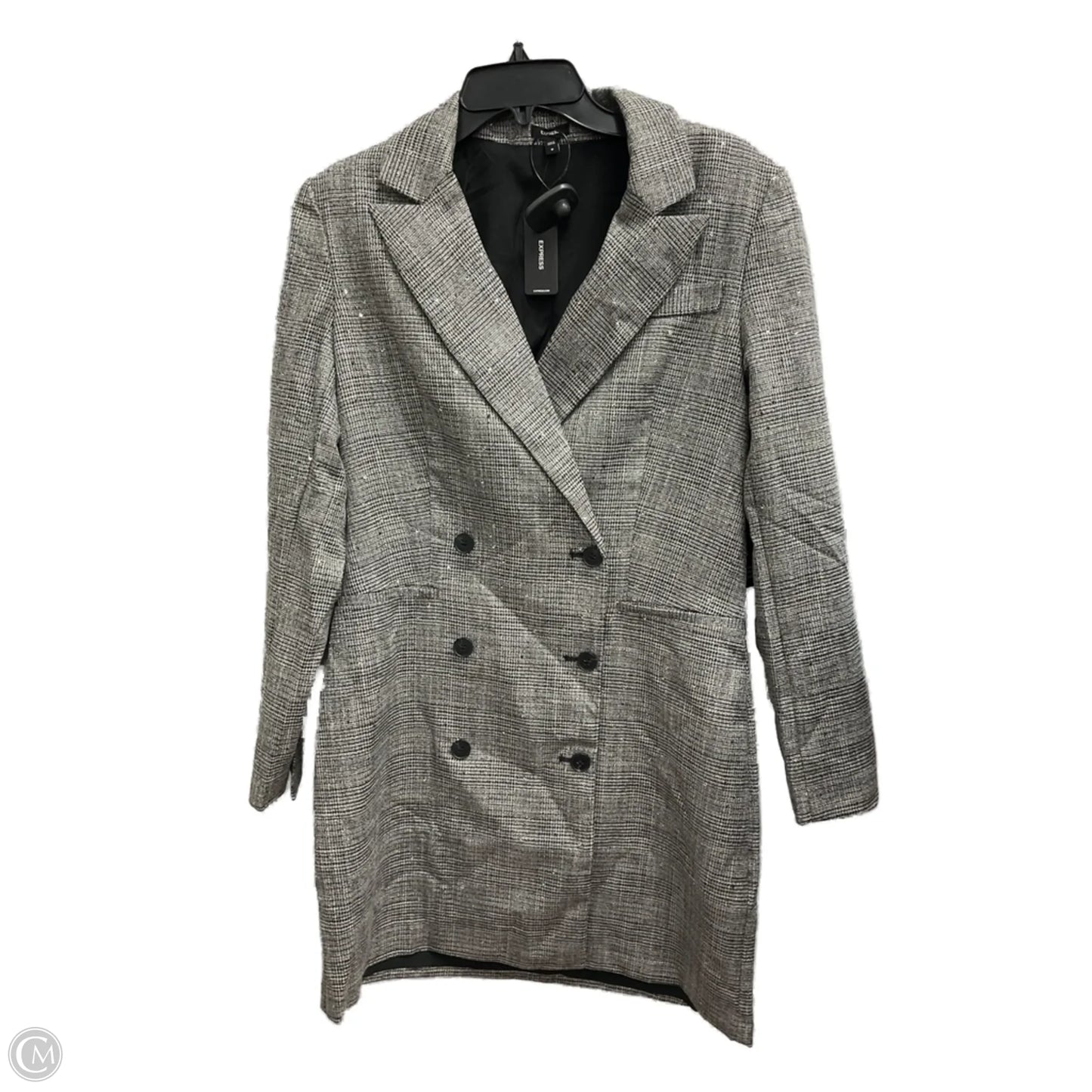Blazer By Express In Plaid Pattern, Size: M