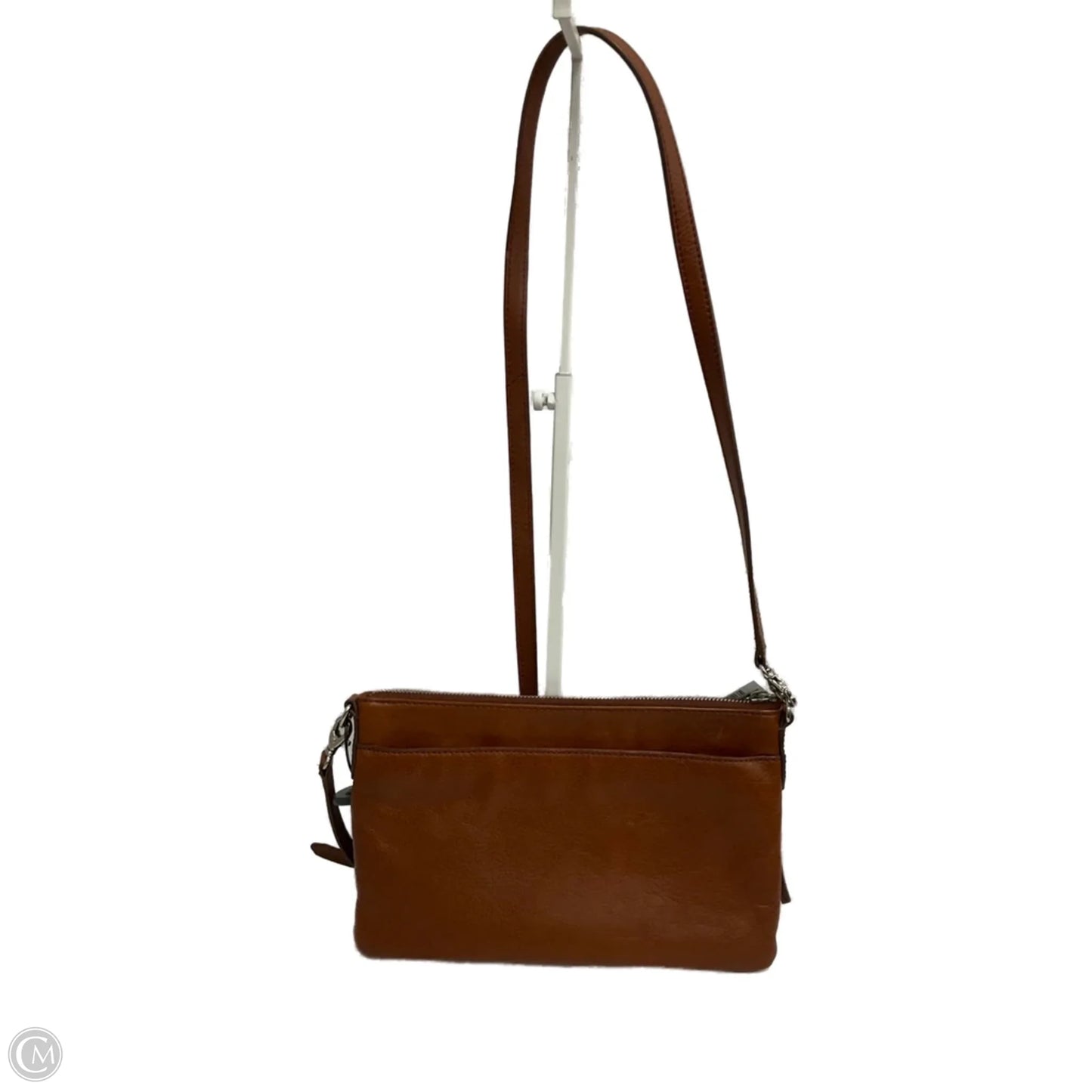 Crossbody Leather By Fossil, Size: Small