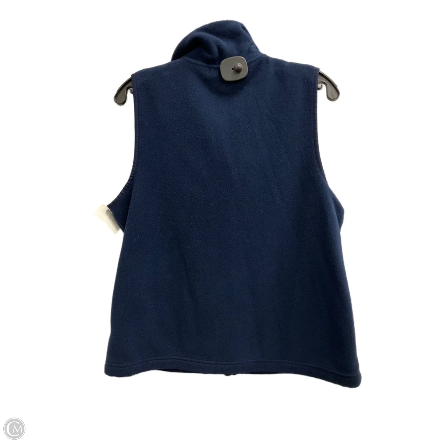 Vest Fleece By Chaps In Blue, Size: Lp