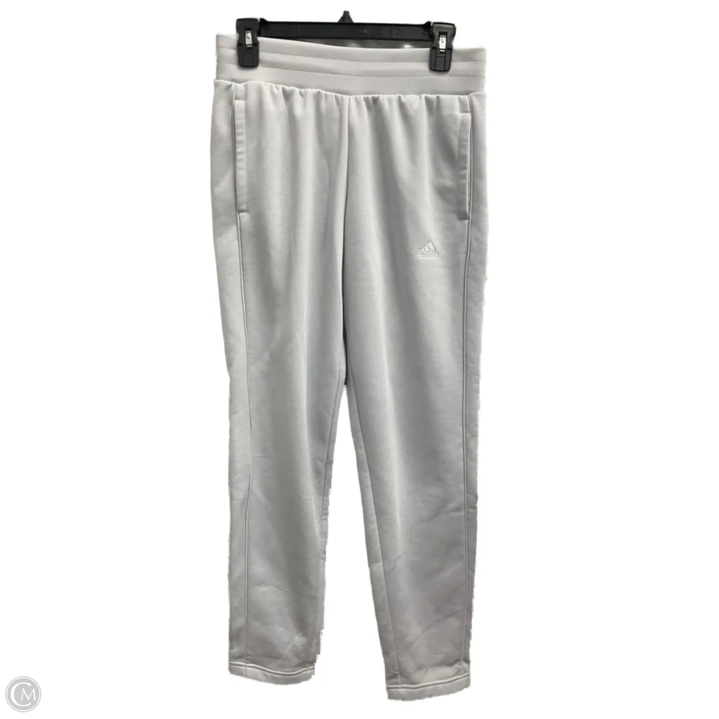 Athletic Pants By Adidas In Grey, Size: S