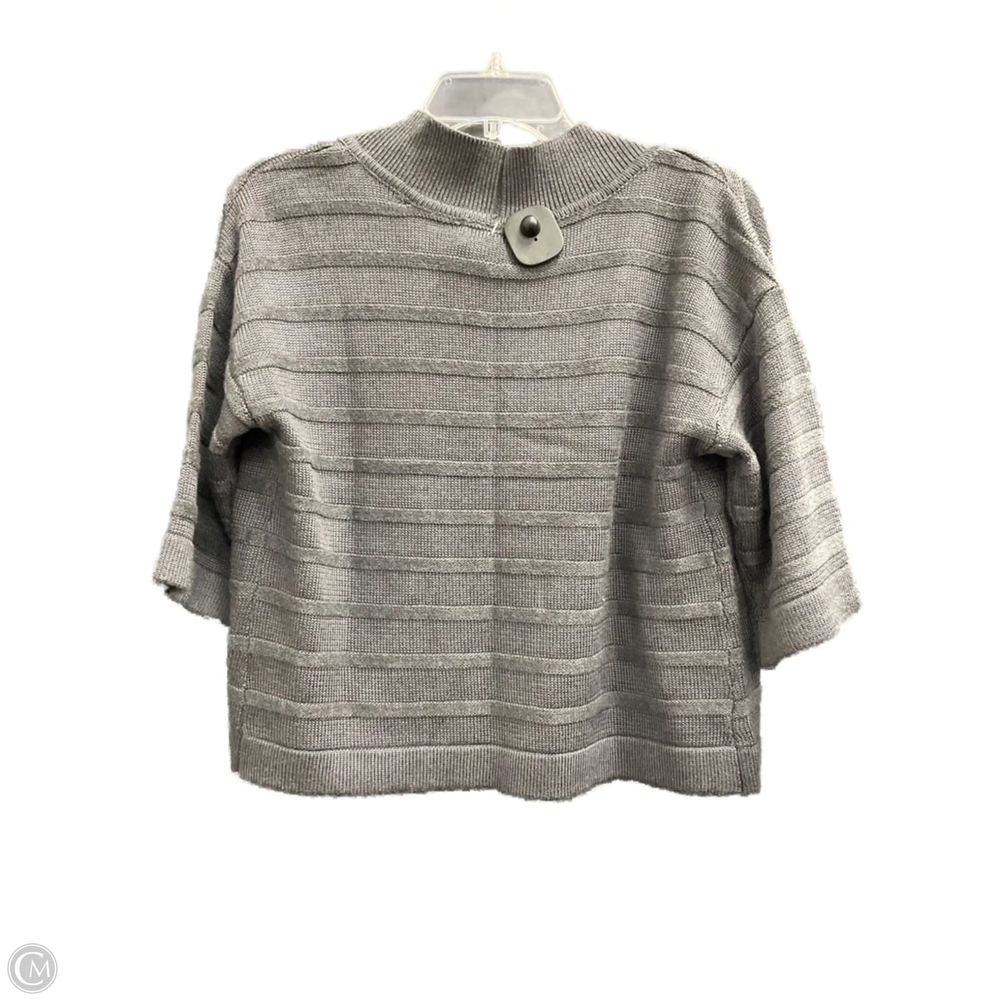 Cardigan By Liz Claiborne In Grey, Size: S