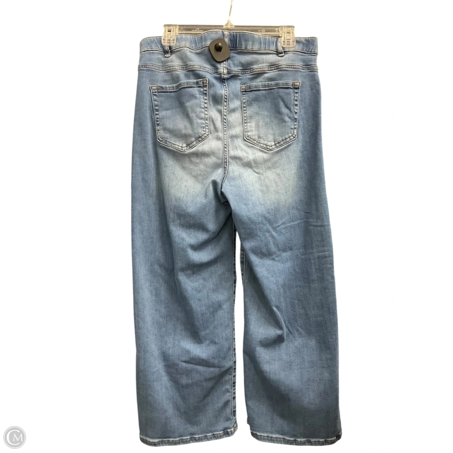Jeans Cropped By J. Jill In Blue Denim, Size: 16