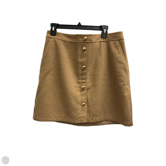 Skirt Mini & Short By Loft In Tan, Size: 10