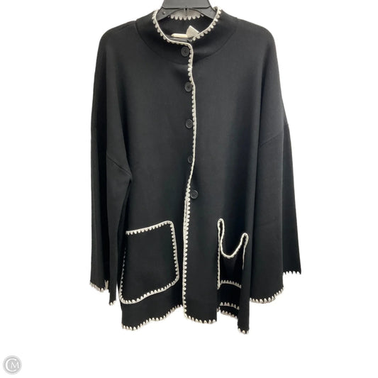 Cardigan By Lane Bryant In Black & White, Size: 1x