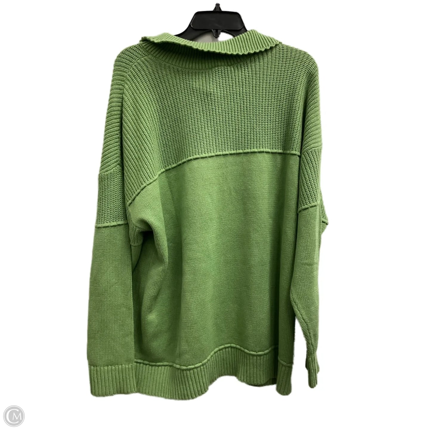 Sweater By Lane Bryant In Green, Size: 1x