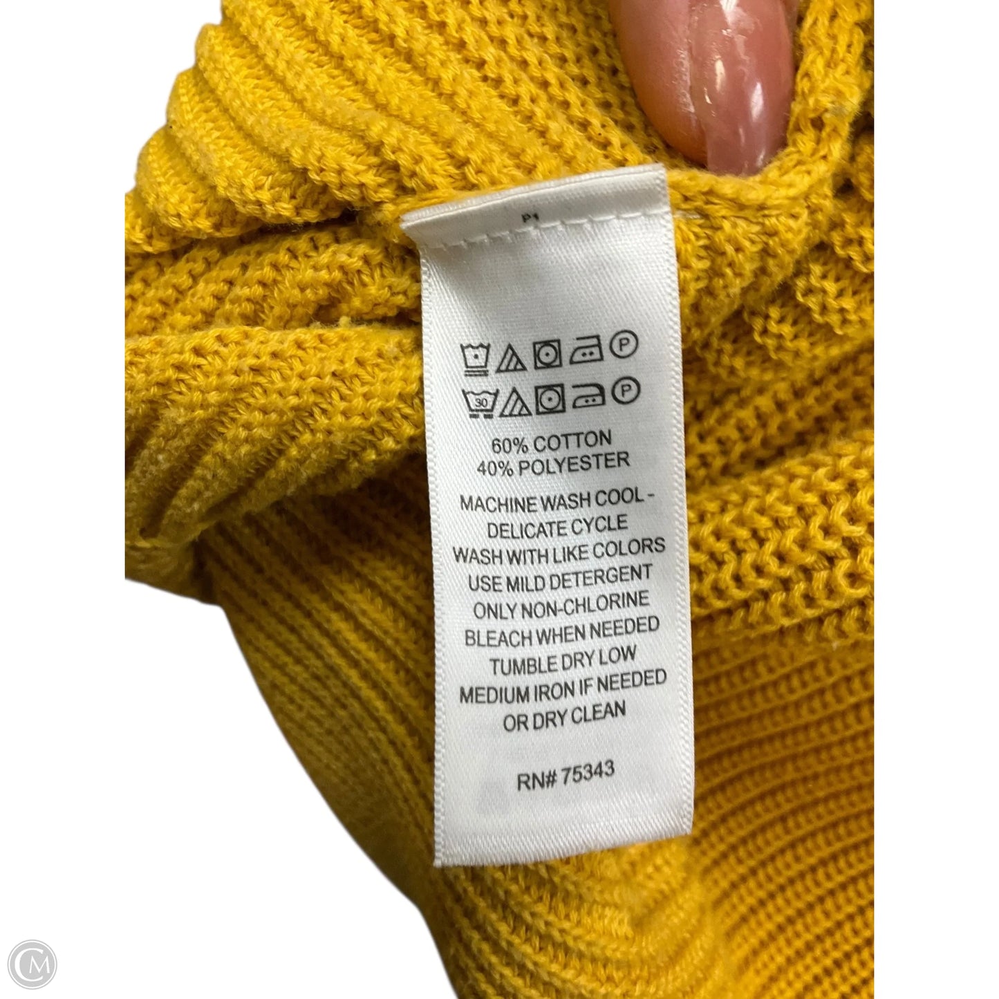 Top Long Sleeve By Rachel Zoe In Yellow, Size: Xs