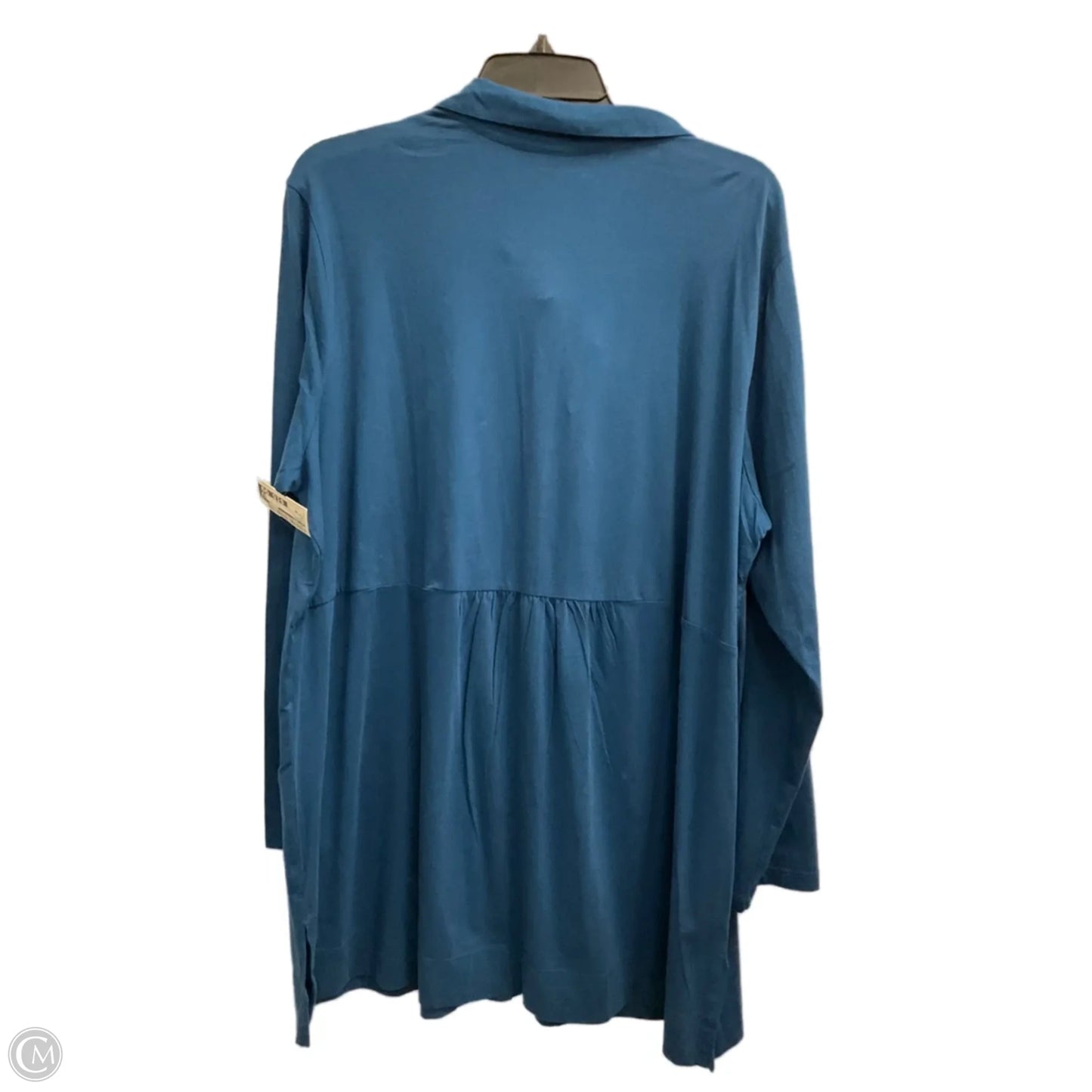 Top Long Sleeve By J. Jill In Blue, Size: 2x