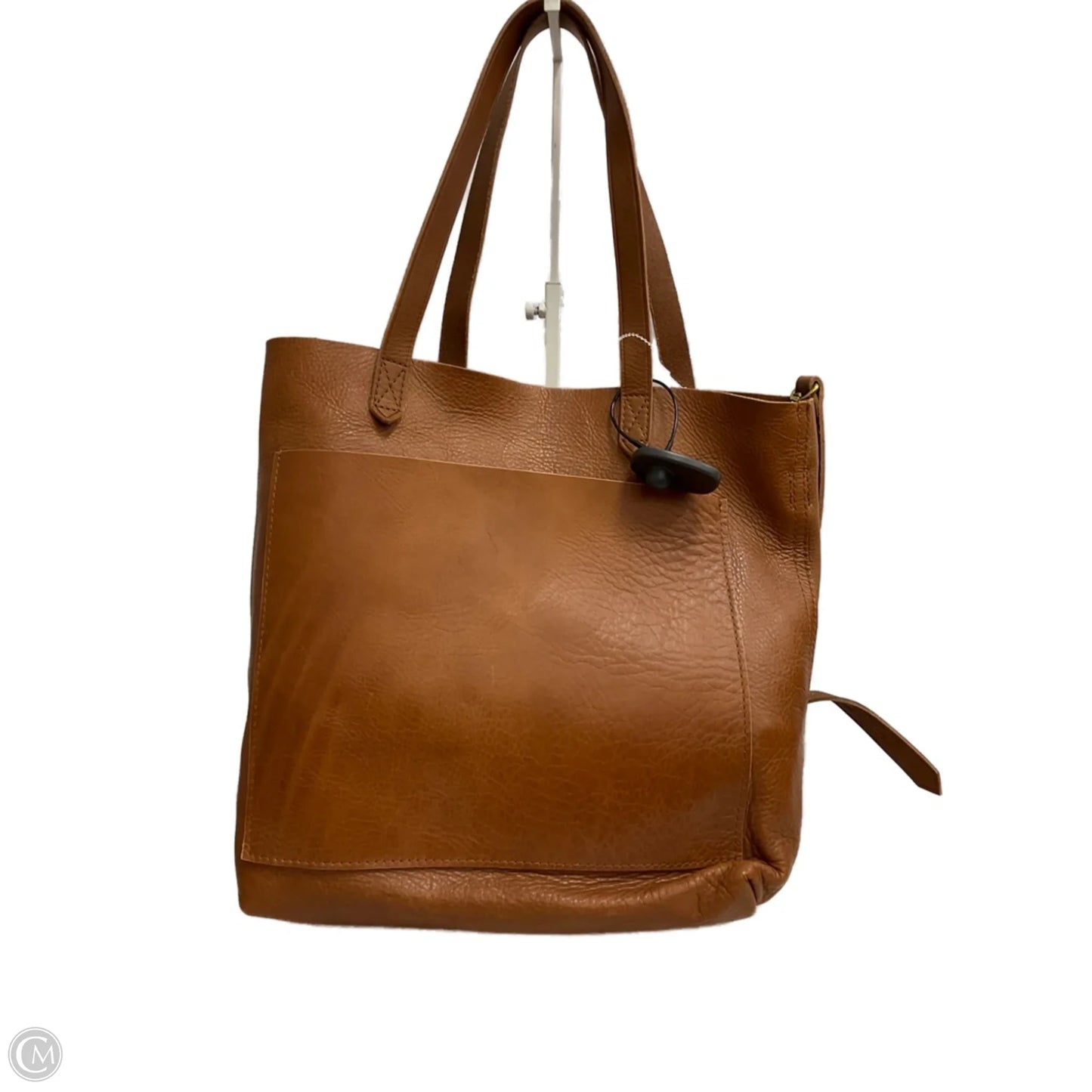 Handbag Leather By Madewell, Size: Large