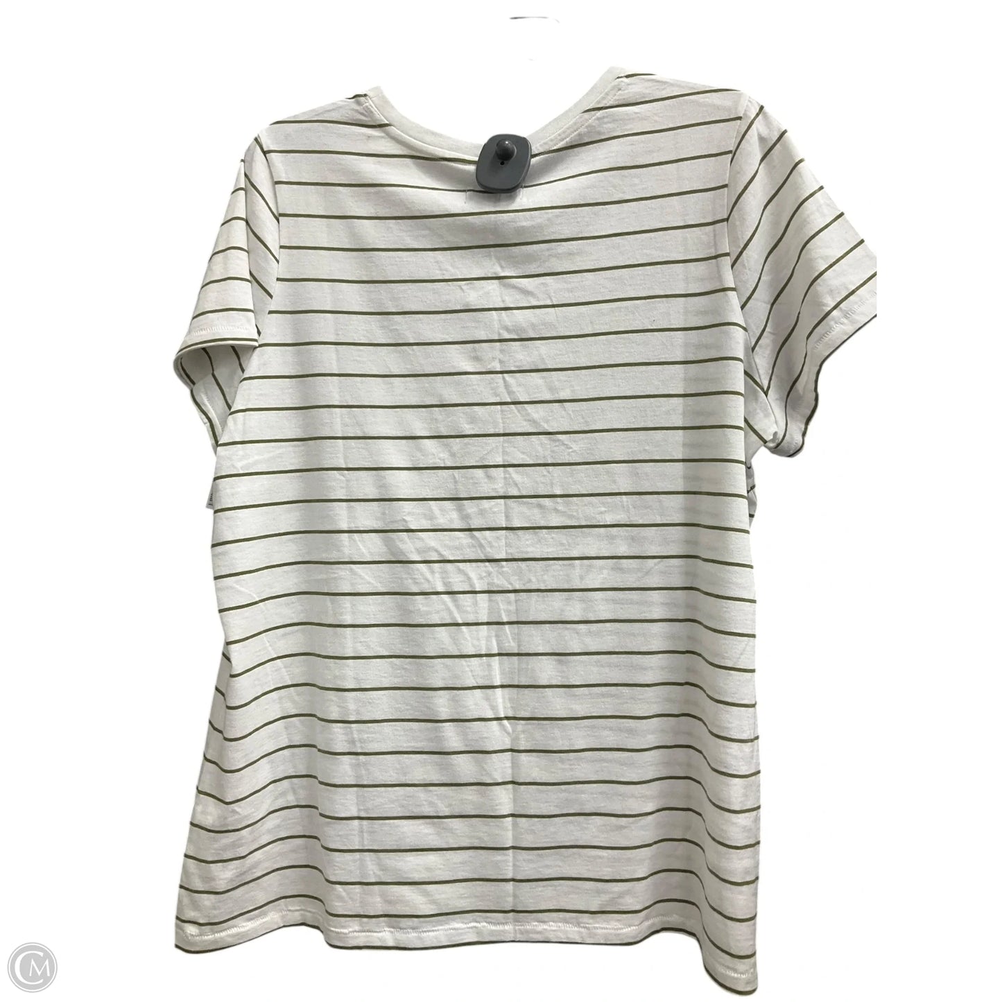 Top Short Sleeve Basic By Lane Bryant In Striped Pattern, Size: Xl