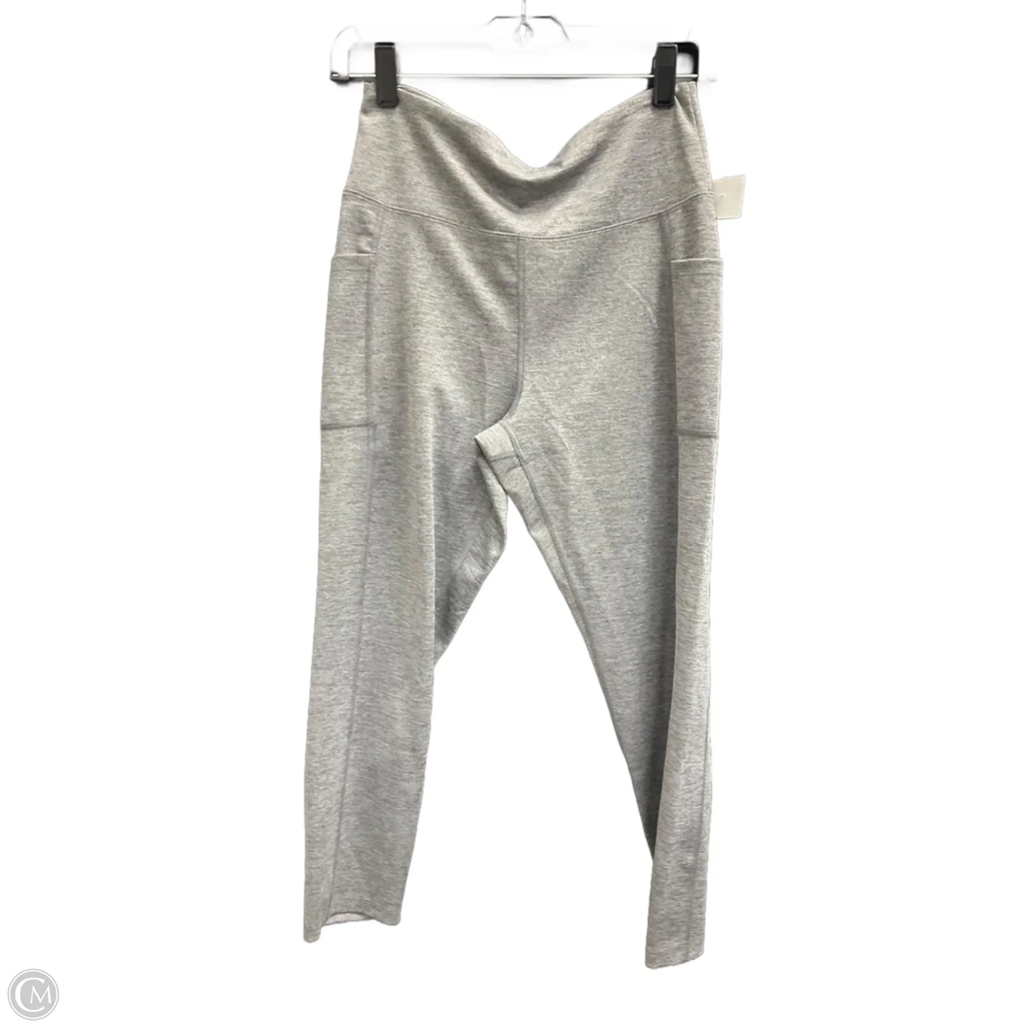 Athletic Leggings Capris By Bally In Grey, Size: L